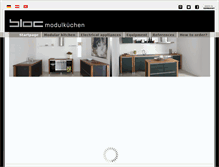 Tablet Screenshot of bloc-modulkuechen.de